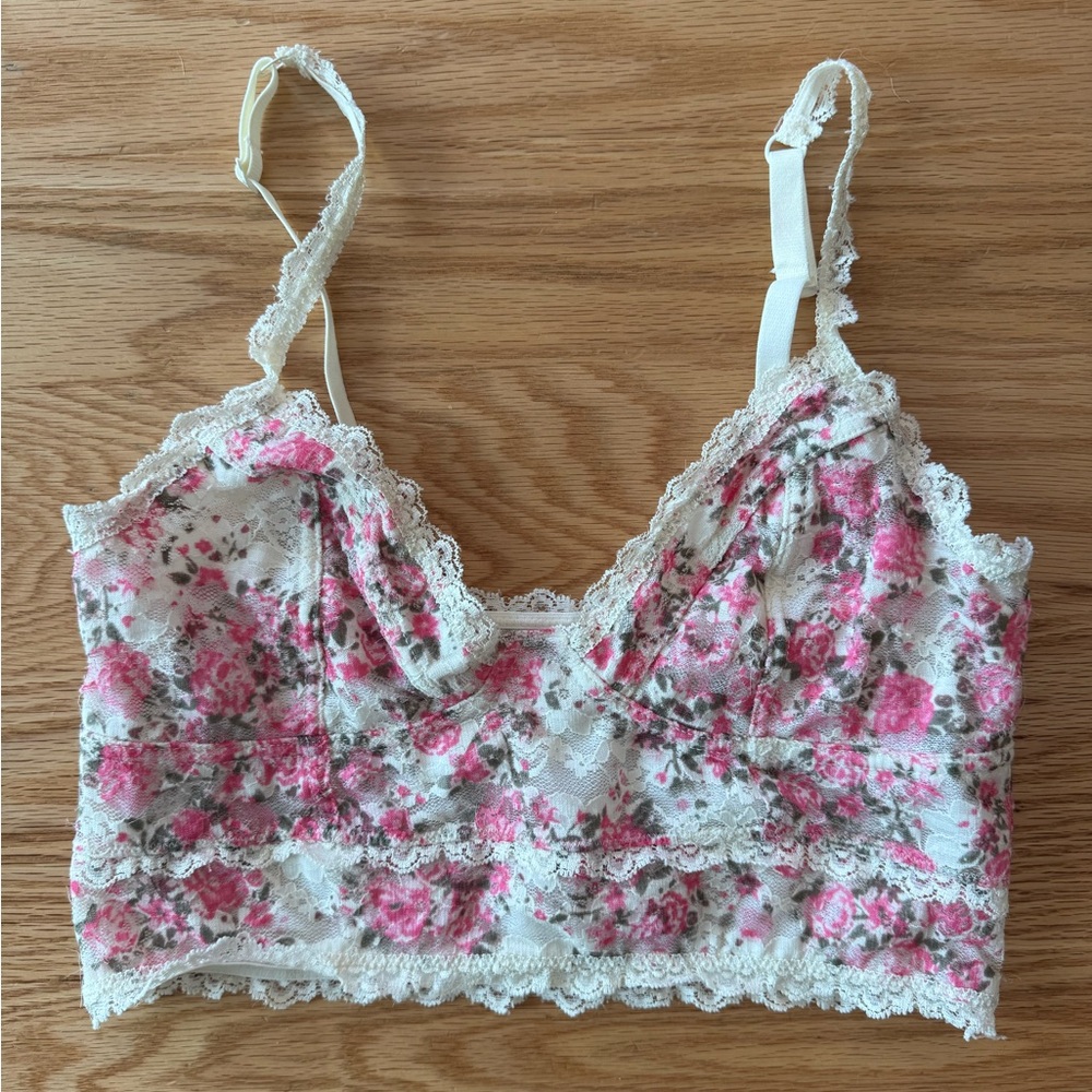 Free People Floral Lace Bralette